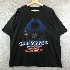 The Moody Blues 1991 Tour Vintage T-Shirt Black Graphic Print size XL